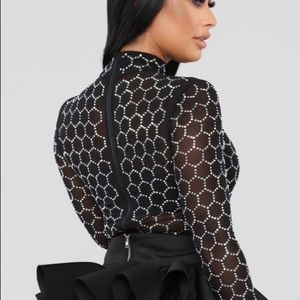 🔥🔥🔥Sheer Black Bodysuit🔥🔥🔥